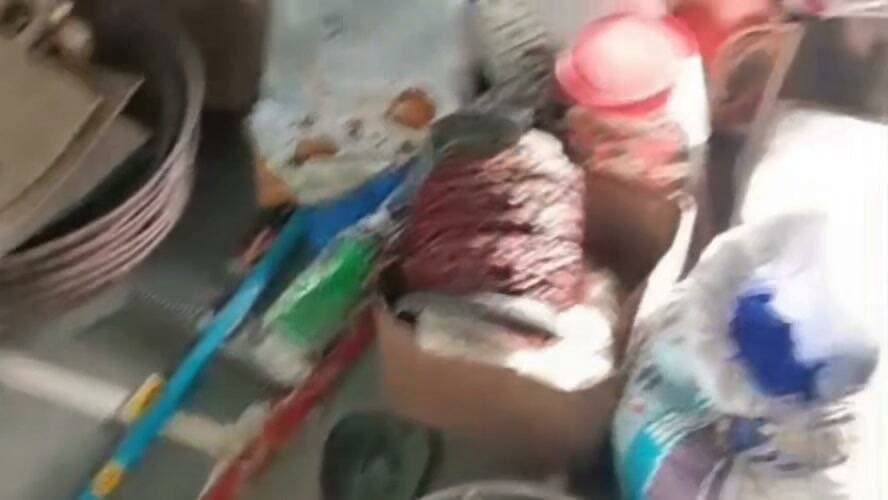 कोलायत के चानी मे दुकान मे लगी आग