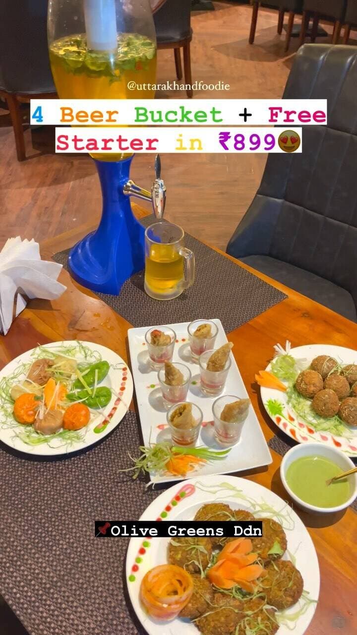 4 Beer Bucket + Free Starter @olivegreensdoon 😍
Do grab this deal..
Share with your friends..
Follow for more..
#dehradun #dehradun_diaries #dehradun_official_page #dehradunfoodblogger #streetfood #freefood #foodreels #reelsinstagram #reelitfeelit #dehradoon #foodblogger #cafes #yumm #tasty #uttarakhand #viralfood #offer #foodie