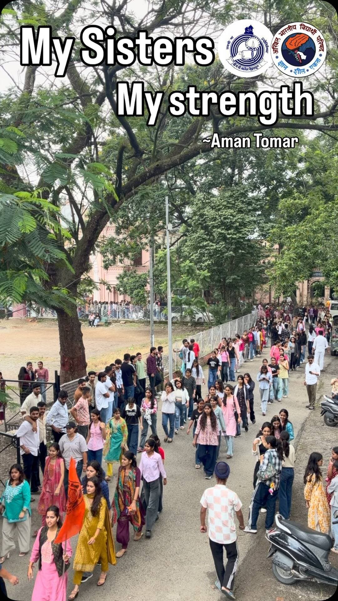 सभी प्यारी बहनो को रक्षाबंधन के पावन पर्व की हार्दिक बधाई एवं शुभकामनाएं।।
#abvp #abvpvoice #dehradun #davpgcollegedehradun #rakshabandhan