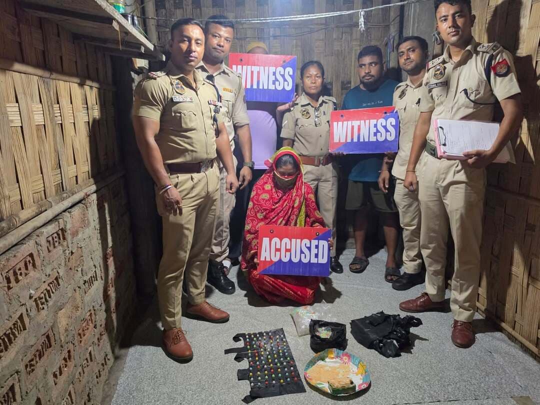 শিলচরের পৃথক দুটি স্থানে অভিযান চালিয়ে ইয়াবা টেবলেট ও সন্দেহজনক হেরোইন উদ্ধার করলো কাছাড় পুলিশ