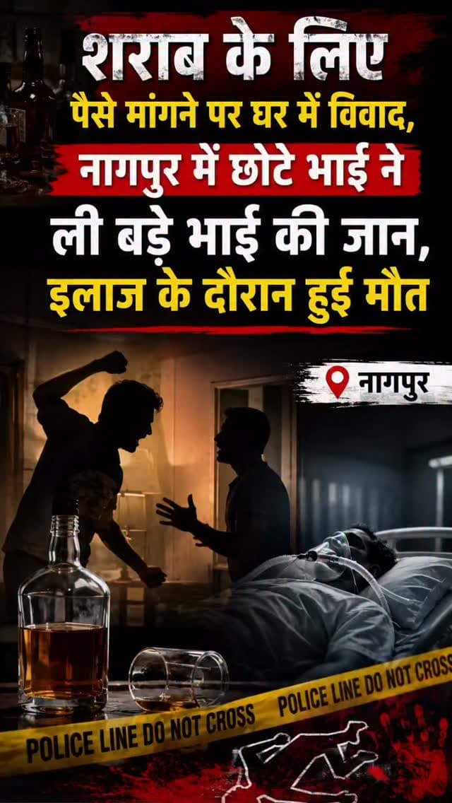 कलमना थाना क्षेत्र में शराब के लिए पैसे मांगने को लेकर घर में हुए विवाद ने गंभीर रूप ले लिया। पुलिस के अनुसार, माता-पिता से विवाद कर रहे बड़े भाई पर उसके छोटे भाई ने चाकू से हमला कर दिया। गंभीर रूप से घायल युवक की उपचार के दौरान मौत हो गई। मृतक की पहचान मोहन चिंतामन बांते (21) के रूप में हुई है। पुलिस ने मृतक की मां कुमारीबाई (50) की शिकायत पर मामला दर्ज करते हुए छोटे भाई समीर बांते (19) को हिरासत में लिया है। शुरुआत में उसके खिलाफ हत्या के प्रयास का मामला दर्ज किया गया था। घटनास्थल से चाकू भी जब्त किया गया है। हालांकि, उपचार के दौरान मोहन की मौत होने के बाद पुलिस ने मामले में हत्या की धारा बढ़ा दी। पुलिस के अनुसार, मोहन को शराब की लत थी और वह नियमित रूप से परिवार से शराब खरीदने के लिए पैसे मांगता था। परिवार के सदस्य मजदूरी कर अपना घर चलाते हैं। पैसे नहीं मिलने पर मोहन कथित तौर पर परिजनों से विवाद करता था। बुधवार शाम कुमारीबाई काम से घर लौटीं। इसी दौरा�