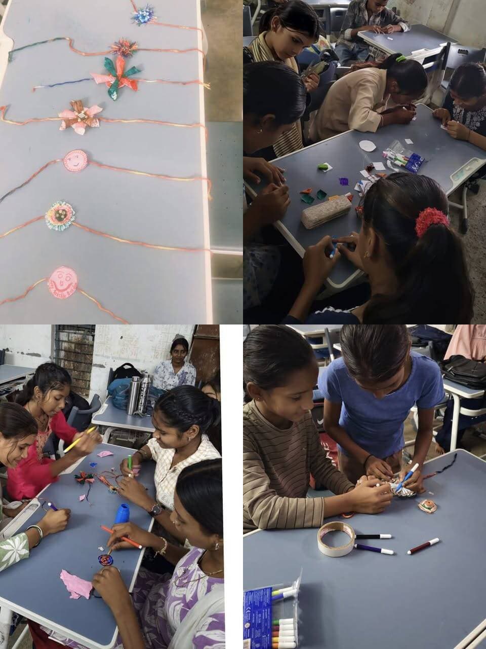 🌱🌸 रक्षाबंधन पर पर्यावरण संरक्षण का संदेश 🌸🌴
छात्राओं द्वारा पर्यावरण-अनुकूल राखियाँ बनाई गईं तथा प्रकृति एवं पर्यावरण संरक्षण का संदेश देते हुए पेड़ों को राखी बाँधी गई। 🎀🌳
इस अभिनव पहल के माध्यम से पेड़-पौधों की रक्षा और पर्यावरण संरक्षण का संकल्प लिया गया। 💚
#रक्षाबंधन #पर्यावरण_अनुकूल_राखी #पर्यावरण_संरक्षण #प्रकृति_संरक्षण #GreenRakshaBandhan #SaveEnvironment