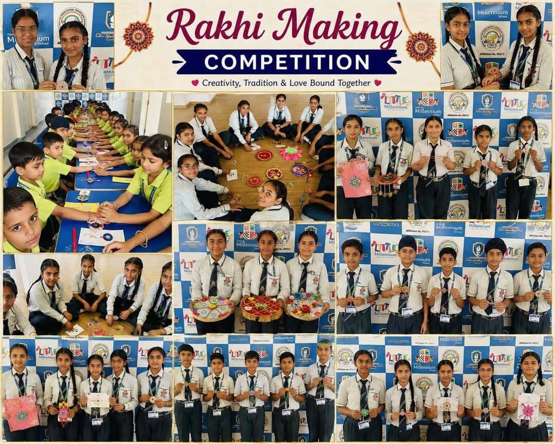 🪢✨ Rakhi at Millennium ✨🪢
A bond of love, care, laughter & lifelong memories. 💕
Celebrating the beautiful spirit of Rakhi at Millennium School! 🌸
❤️ Togetherness makes every celebration special.
#Millenniumites#RakhiAtMillennium #RakshaBandhan #MillenniumSchool #Millenniumites #RakhiCelebration #SchoolCelebration #FestiveVibes #BrotherSisterLove #RakhiSpecial #SchoolMemories #HappyRakshaBandhan #MillenniumDabwali #CelebratingTogether #IndianFestivals #SchoolLife
