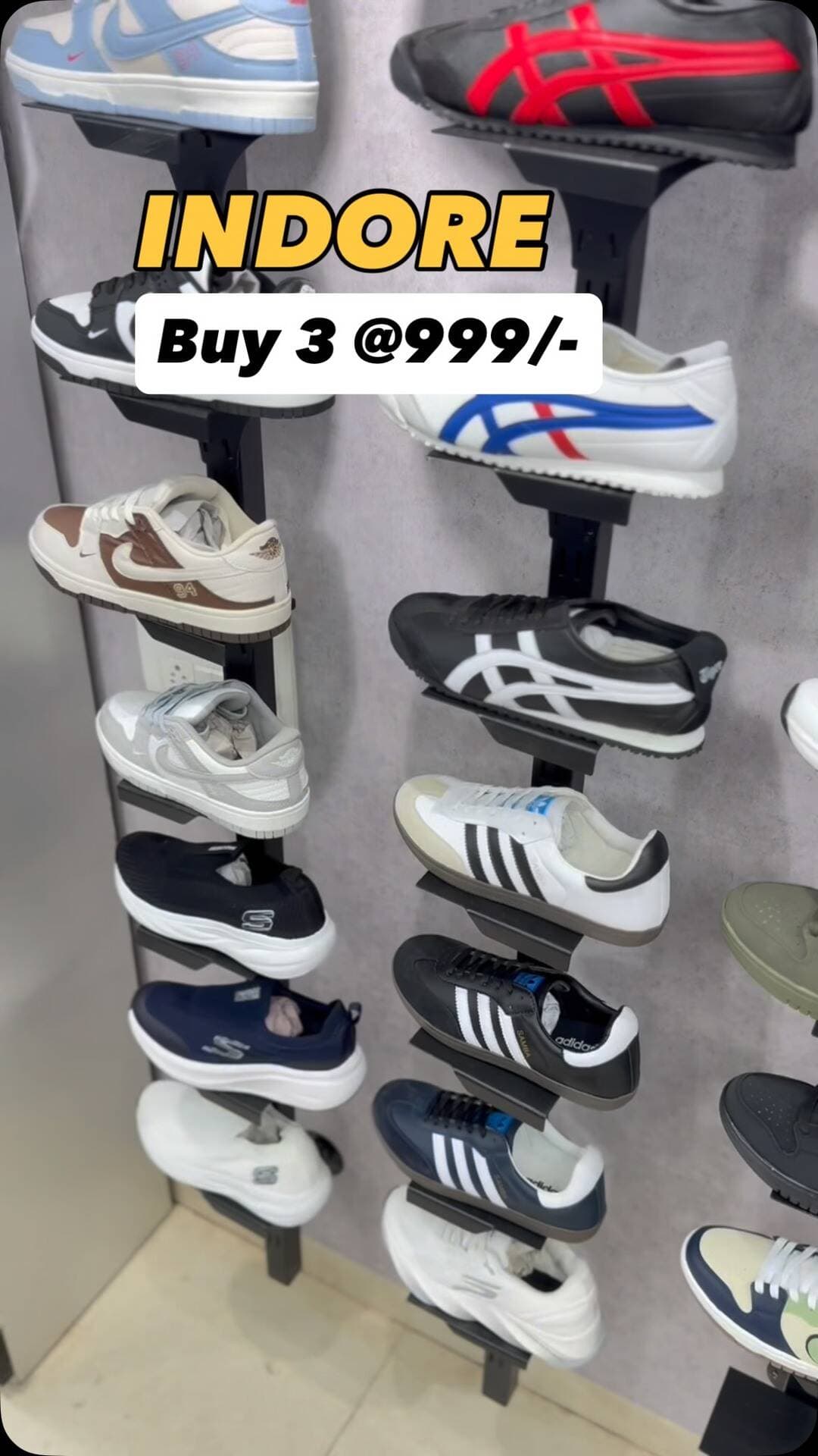 🔥 INDORE, GET READY! 👟🔥
The wait is finally over! KICK STREET is having its GRAND OPENING on 30th August near Sayaji Hotel, next to Krishna Doodh Dairy, Vijay Nagar, Indore! 🎉
If you’re a fan of Branded & Imported Shoes, you definitely don’t want to miss this! 😍
💥 GRAND OPENING OFFER 💥
👟 Buy 1 @ ₹1,499
👟👟 Buy 2 @ ₹2,499
👟👟👟 Buy 3 @ ₹2,999
✨ Available on selected premium shoes
And that’s not all! 🛍️
You’ll find a wide range of imported shoes and all the latest trendy articles under one roof!
🔥 Imported Slides
🔥 Crocs
🔥 Branded Wallets
🔥 Sunglasses
🔥 Belts
🔥 Trendy & Premium Footwear
📅 Offer Valid: 30th August – 7th September
So, what are you waiting for? 👀
📌 SAVE this reel and SHARE it with your friends so they don’t miss out on these crazy deals! ❤️
📍 KICK STREET
41-G, Scheme No. 54, Near Krishna Dairy, Vijay Nagar, Indore
#KickStreet #KickStreetIndore #Indore #IndoreShopping #IndoreDeals ImportedShoes BrandedShoes Sneakers ShoesInIndore IndoreFashion GrandOpening ShoppingDeals IndoreReels TrendyShoes PremiumShoes IndoreShoppingGuide