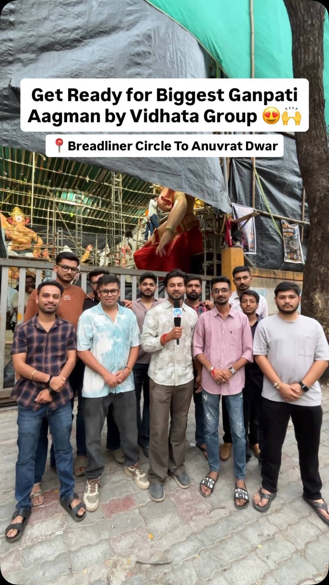 Get Ready for Biggest Ganpati Aagman by Vidhata Group 😍🙌