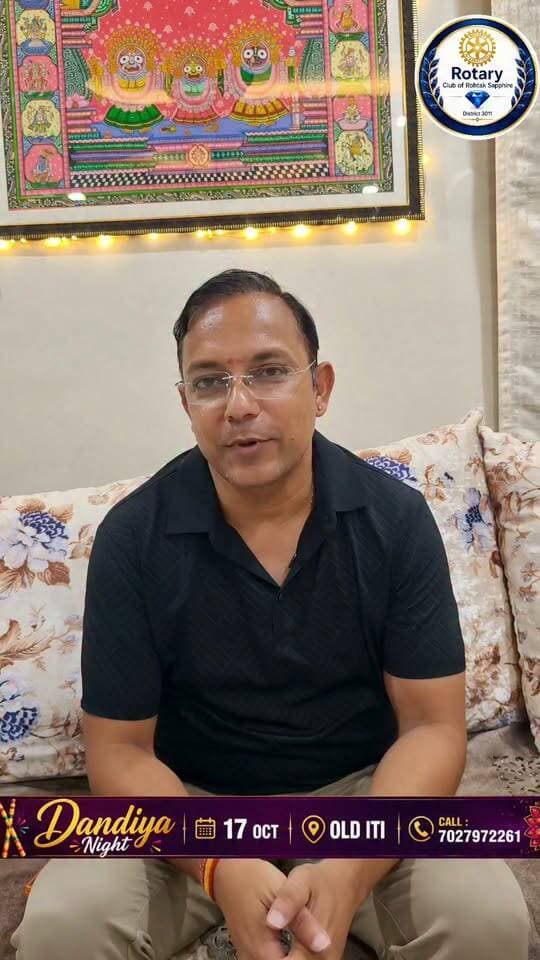 Mr. Sanjay Pareek joining us with Rotary.