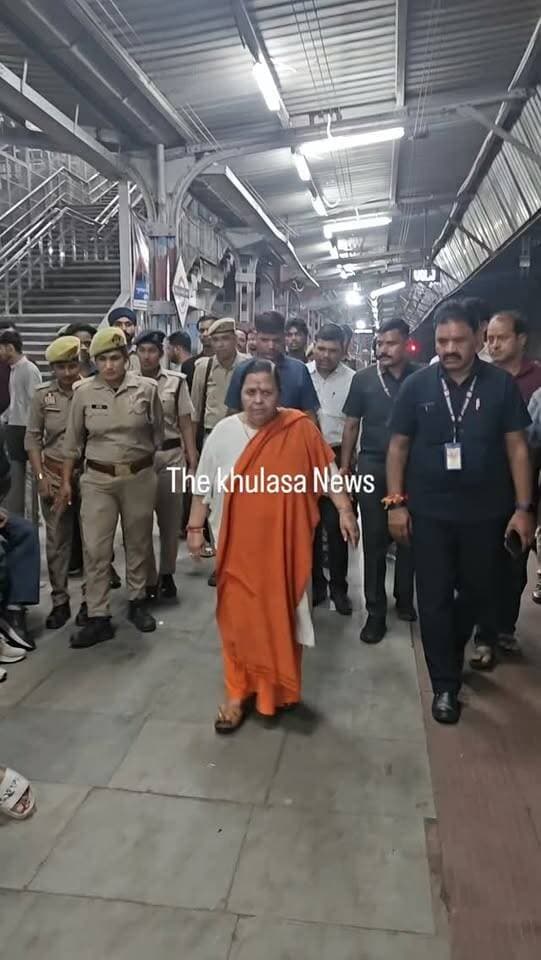 MP की पूर्व मुख्यमंत्री उमा भारती कल पहुंची थी झाँसी