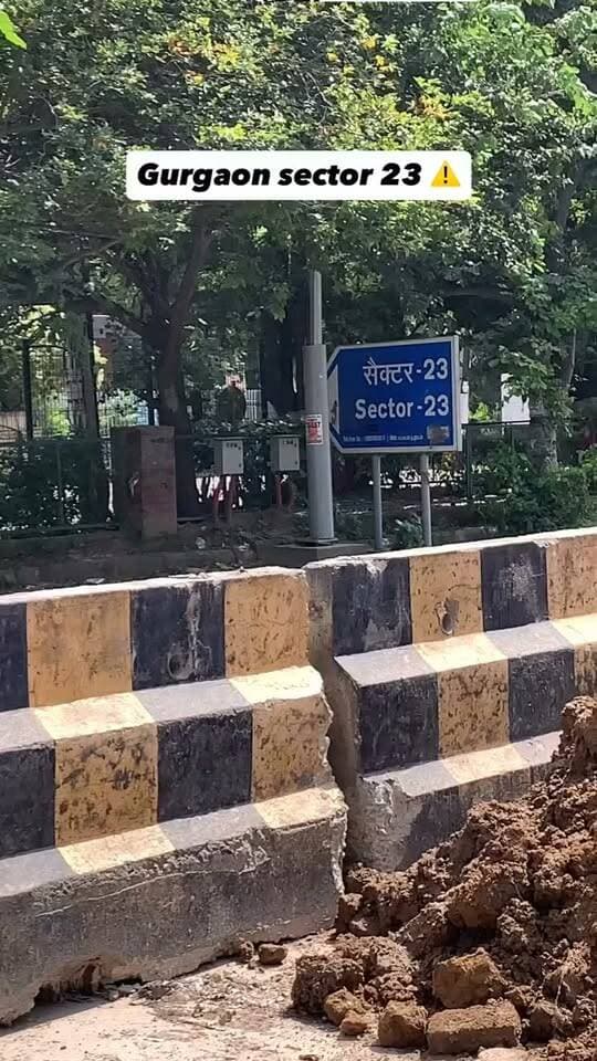 यह गुरुग्राम में कैसा विकास हो रहा है।#gurugram #sector23gurgaon