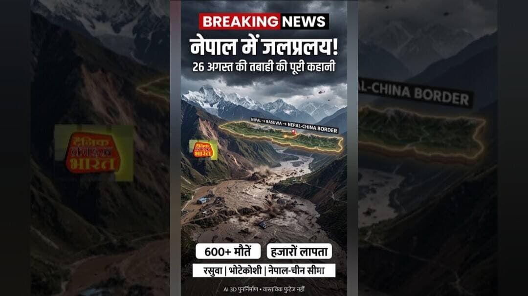 Nepal 26 अगस्त 2026 की तबाही #news #ख़बर1इंडिया #latestnews #supremecourtfinaldecisiononneet