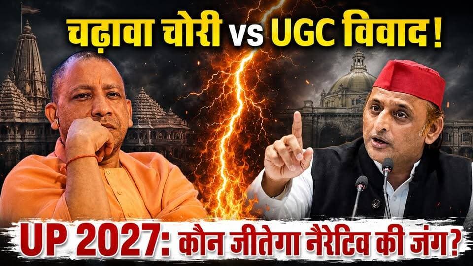 उत्तरप्रदेश विधानसभा चुनाव 2027: चढ़ावा चोरी कांड और UGC विवाद! क्या बैकफुट पर BJP?
#upelection2027 #YogiAdityanath #AkhileshYadav #rammandir #UPChunav2027 #UGC #pdapolitics #UPPolitics #mission2027 #YogiVsAkhilesh #khabarokekhiladi