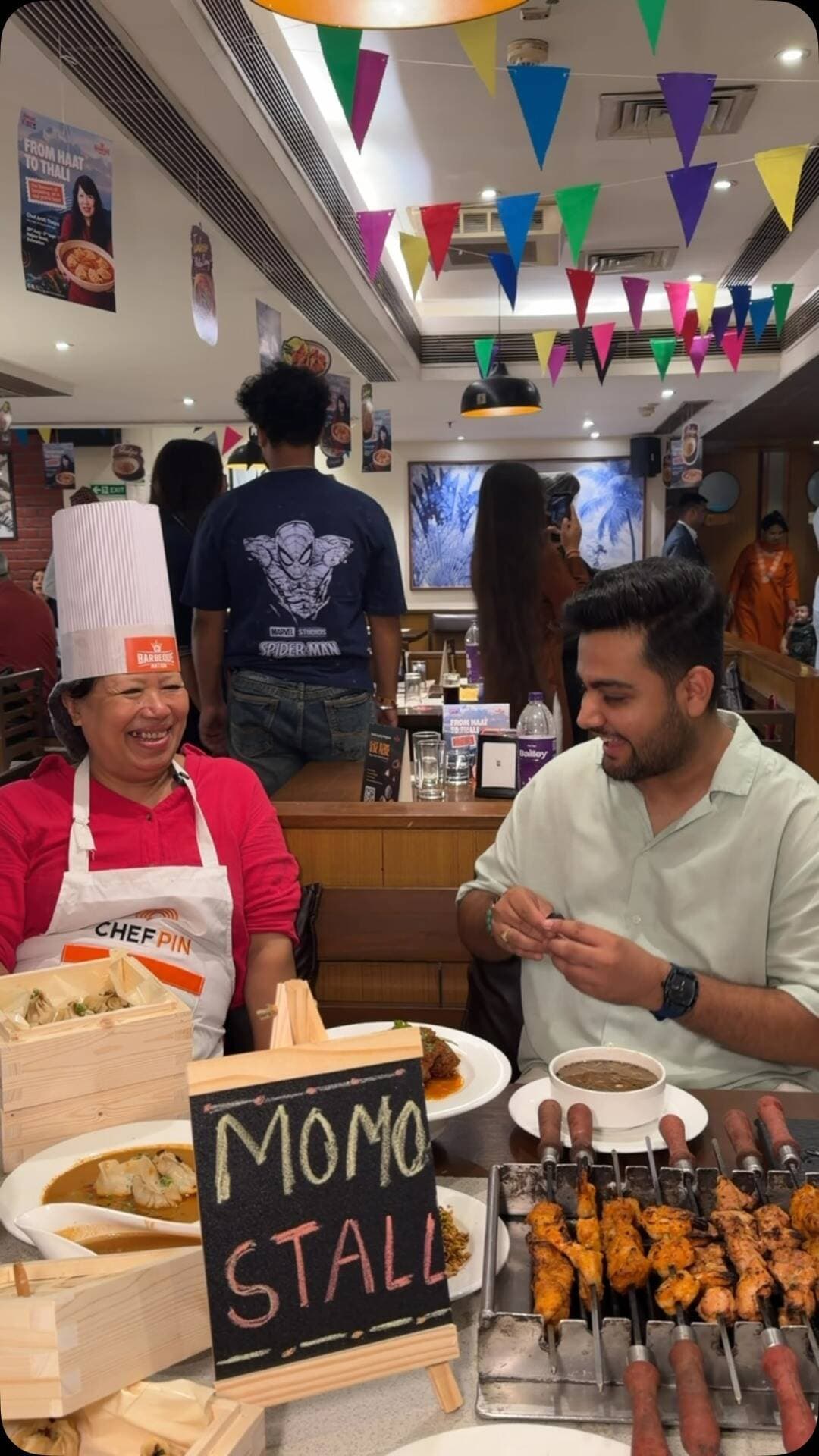Darjeeling has arrived in Dehradun! 🌄🍽️
Get ready to experience the authentic flavours of the hills with “From Haat to Thali – The Flavours of Darjeeling, All in One Grand Feast”, curated by Chef Arati Thapa, Founder of Boju’s Kitchen.
From Sadheko Momo, Shafale & Sekuwa to Gundruk, Timboor Chicken, Timboor Mutton, Thukpa & Jhol Momo — discover a whole new world of flavours, spices and traditional recipes. 🤌🏻✨
And yes, there’s plenty for dessert lovers too — Sel Roti with Chocolate Sauce & Lakhmari! 😍
📍 Barbeque Nation, Rajpur Road, Dehradun
📅 28th August – 3rd September
Come hungry and experience the flavours of Darjeeling, all in one grand feast! ❤️
📞 For Reservations: 080 64058007 / 8755909501
#FromHaatToThali #FlavoursOfDarjeeling #ChefAratiThapa #BarbequeNation #Dehradun
Momo Dehradun
MomoLovers
Thukpa
JholMomo