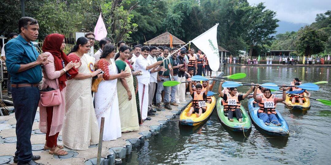 ഓണം വാരാഘോഷത്തിൻ്റെ ഭാഗമായി കർളാട് തടാകത്തിൽ നടന്ന സംസ്ഥാനതല കയാക്കിംഗ് മത്സരം കൃഷിമന്ത്രി ടി.സിദ്ദീഖ് ഫ്ലാഗ് ഓഫ് ചെയ്തു
<nis:link nis:type=tag nis:id=newsonewayanad nis:value=newsonewayanad nis:enabled=true nis:link/>