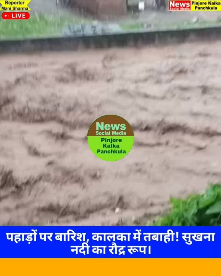 पहाड़ों पर बारिश, कालका में तबाही! सुखना नदी का रौद्र रूप।
Like /comment /share / follow instagram and you tube subscribe
https://nsmpkp.com News Social Media Pinjore Kalka Panchkula Reporter mani Pinjore / kalka 29-8-2026,
my E-mail:manisharma4009@ gmail.com what's app no:-9896944009
https://www.instagram.com/reel/Dcn-06_B5Oo/?igsi=MTU4cjIwY2VoejhkNA==
https://youtube.com/shorts/EamAr8KzAxs?si=zSsrSeRd8ao4UIBc