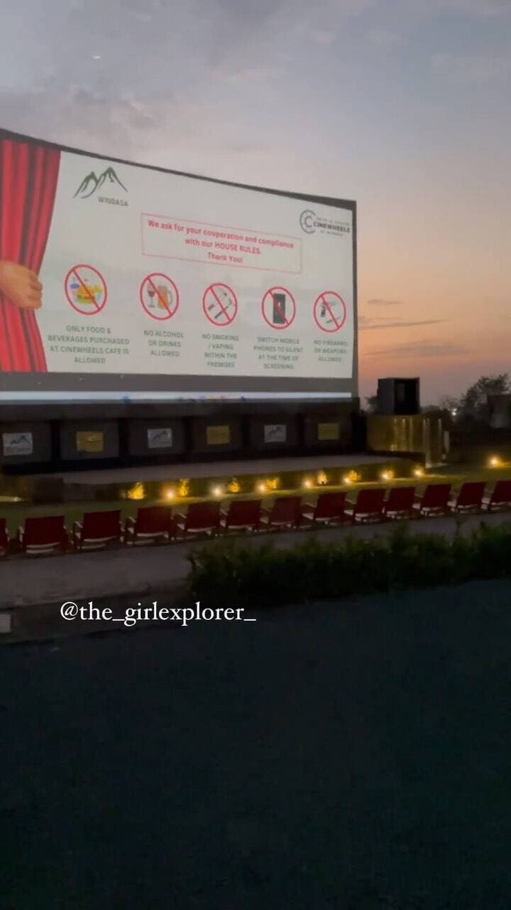 Tag/share with your partner to experience this🤩
.
📍Where - Cine Wheels Drive-In Theatre By Windasa😍
.
✅ Recommended Food 😍 -
1. Chole with Paratha/Rice
2. Paneer Makhani with Paratha
.
✅this is central India’s Largest Drive-In Theater🤩
✅ they have a capacity for 160+ car and 260+ seating capacity available
✅ their food menu Starts from just ₹49
✅ they have dolby atmos, that is best in world quality sound
✅ here you can watch movie as per your choice, you can also organize your birthday, anniversary party here
✅ this place is for both two wheelers & normal seating crowd too
.
📍 Address- Windasa Theme Park Rau-Dewas Bypass, near Silicon Valley & DPS, Rau, Indore, Madhya Pradesh 453331
.
.
Drop a ❤️ if u like my content
Please share🤗
Follow bhi kar lo yaar ab!😍
.
#reelsinstagram #thegirlexplorer #driveintheater #driveinmovie #driveincinema #kondisa #bholebaba #indore #indorefood #indorecity #indore_city #indorefoodies #indorefood #raiwada #vijaynagar #bhawarkua #explorepage #explore #instagram #instagood #instafood #theatre #drivein #windasadrivein