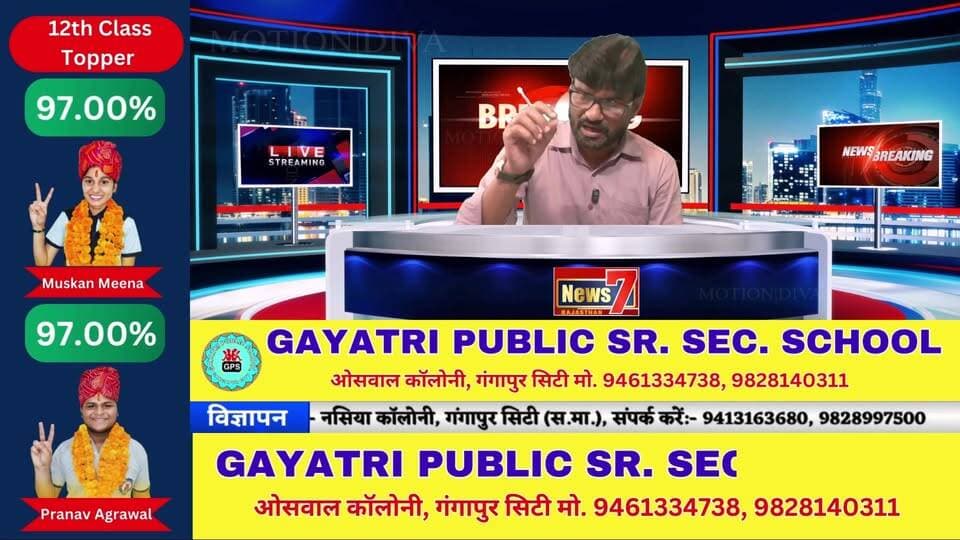 #Live 'चर्चा में' दिनभर की तमाम खबरें,अजय भारद्वाज के साथ, सबसे तेज, सबसे पहले, हर खबर पर पैनी नजर #NewsLive #News7Rajasthan #newsrajasthan #news #Sport #cmorajsthan #PMOofIndia #rajasthan #livenews #BreakingNews #top #TopNews #RajasthanPolice #SawaiMadhopur #Gangapurcity #NewsUpdate #joinushttps://youtu.be/F04RYlYyAEkआप देख रहे हैं आपका लोकप्रिय चैनल News7 Rajasthan