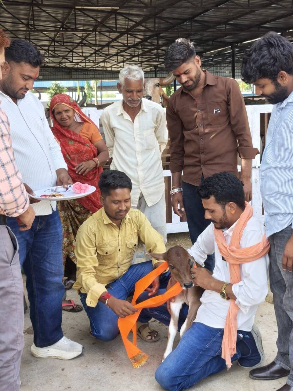 देवगढ़ में गौरक्षकों ने किया गौवंश को बांधी राखी, फिर दोहराया गौरक्षा का संकल्प
Devgarh news
राजसमंद जिले के देवगढ़ स्थित गुरु शौभाग्य मदन गौशाला में रक्षाबंधन पर गौसेवकों ने पहुंच कर गायो व बछडो को राखी बांधकर गौसेवा वगौ संरक्षण का संकल्प दोहराया। गौमाता की पूजा की और गौवंश की सेवा एवं सुरक्षा का संकल्प लिया। गौमाता को तिलक लगाया और धूप-दीप से महाआरती की। फिर गौमाता को गुड़, हरा चारा और लापसी का भोग अर्पित किया गया। रक्षाबंधन की परंपरा के अनुरूप गौवंश को रक्षा सूत्र बांधकर उनकी सेवा और सुरक्षा का संकल्प लिया। इस दौरान नाथ समाज प्रदेश उपाध्यक्ष एवं गौरक्ष सेना जिलाध्यक्ष निर्भयनाथ योगी जोगेला के सानिध्य युवाओं ने गोसेवा के प्रति प्रतिबद्धता दिखाई। इस दौरान अर्जुनसिंह गौ सरपंच, दिनेश सिंह सिरोला, सिंहराज रावत, शशि जोशी, राजेन्द्रसिंह, ललितसिंह, नरेंद्रसिंह, गंगासिंह, लोभचन्द्र रेगर, भगवतीलाल रेगर, अम्बालाल रेबारी, रमेशनाथ एवं लक्ष्मण नाथ आदि मौजूद थै।
District Collector & Magistrate - Rajsamand