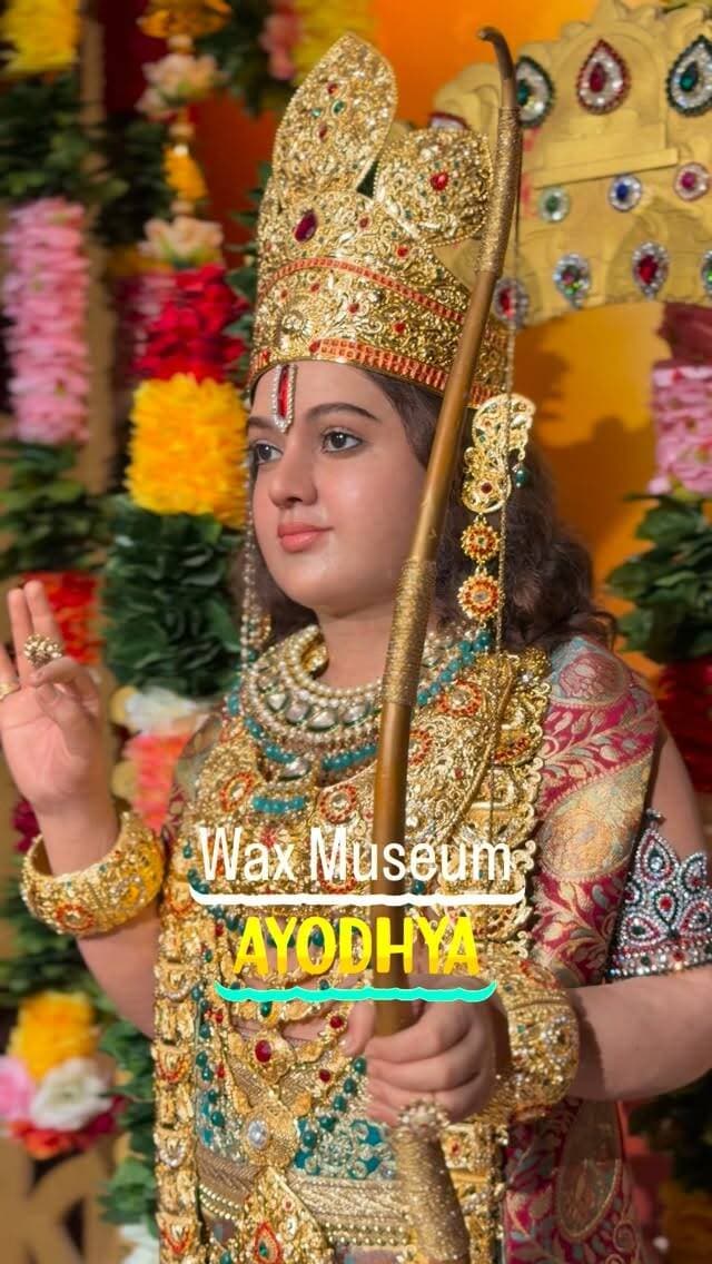 If you’re visiting Ayodhya, don’t miss this unique experience! 🚩✨
The Ram Wax Museum beautifully brings the story and legacy of Lord Ram to life through art. ❤️
Jai Shree Ram 🙏🚩
