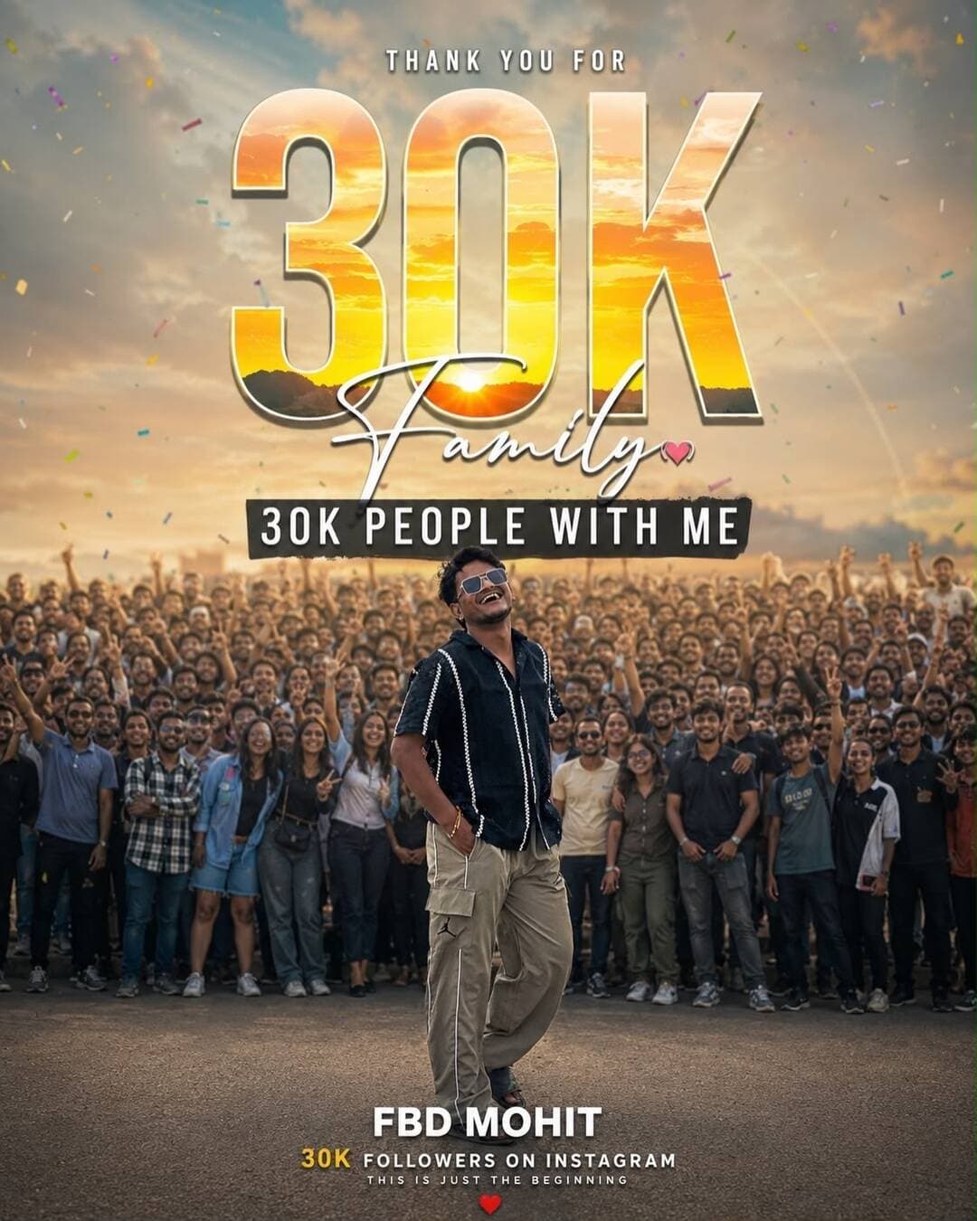 30,000 Hearts… One Family. ❤️
Kabhi socha nahi tha ki meri chhoti si journey ek din itni badi family ban jayegi.
Aaj jo bhi hoon, woh sirf aur sirf aap sab ke pyaar, support aur trust ki wajah se hoon.
Har like, har comment, har share aur har follow ne mujhe har din aur better banne ki himmat di.
30K sirf ek number nahi hai… ye 30,000 logon ka trust, pyaar aur blessings hain. ❤️
Dil se… Thank You So Much, My Family. 🫶
Love You All. Yeh bas shuruaat hai… sabse best abhi aana baaki hai. 🚀❤️
<nis:link nis:type=tag nis:id=fbdmohit nis:value=FBDMohit nis:enabled=true nis:link/> <nis:link nis:type=tag nis:id=30kfamily nis:value=30KFamily nis:enabled=true nis:link/> <nis:link nis:type=tag nis:id=thankyou nis:value=ThankYou nis:enabled=true nis:link/> <nis:link nis:type=tag nis:id=grateful nis:value=Grateful nis:enabled=true nis:link/> <nis:link nis:type=tag nis:id=thisisjustthebeginning nis:value=thisisjustthebeginning nis:enabled=true nis:link/>