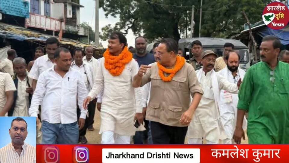 बारिश के बीच विकास की नई शुरुआत, खरौंधी में सड़क निर्माण का शिलान्यास