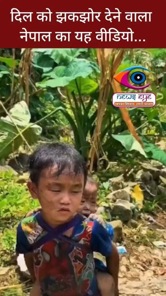 दिल को झकझोर देने वाला नेपाल का यह वीडियो...
सोशल मीडिया पर वायरल हो रहा यह वीडियो हर किसी को भावुक कर देने वाला है। एक नन्हा सा भाई अपनी पीठ पर अपनी दुधमुंही बहन को लेकर घूम रहा है… और उसकी आंखों में सिर्फ एक तलाश है—अपने माता-पिता की।
बताया जा रहा है कि उसके माता-पिता लापता हैं और यह मासूम अपनी छोटी बहन को संभालते हुए उन्हें ढूंढ रहा है।
ईश्वर इस मासूम भाई-बहन को उनके माता-पिता से जल्द मिलाए।
#Nepal #ViralVideo #HeartBreaking #EmotionalVideo #Humanity