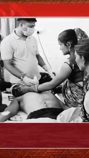 कल्याणपुर थाना क्षेत्र पाण्ड्यवाडा गांव 3 चचेरे भाई पर हुआ घायल #hindinews #breakingnews
