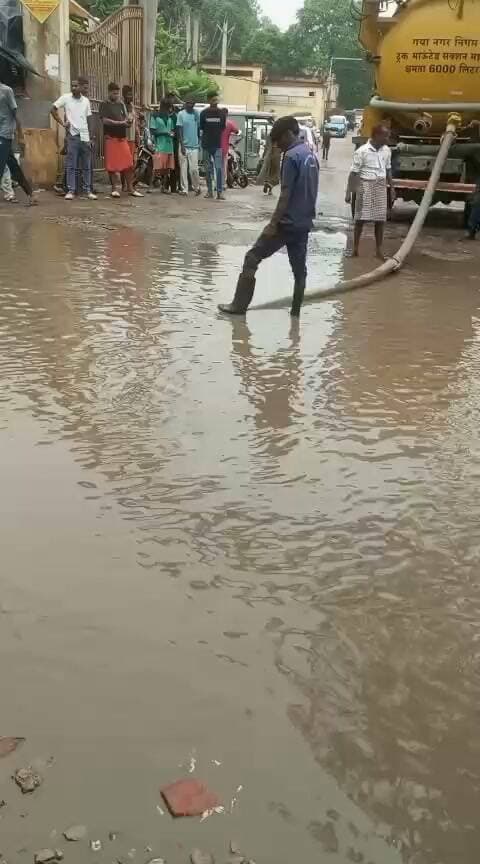 हिन्दुस्तान अखबार में खबर छपने के बाद शुरू हुआ कार्य