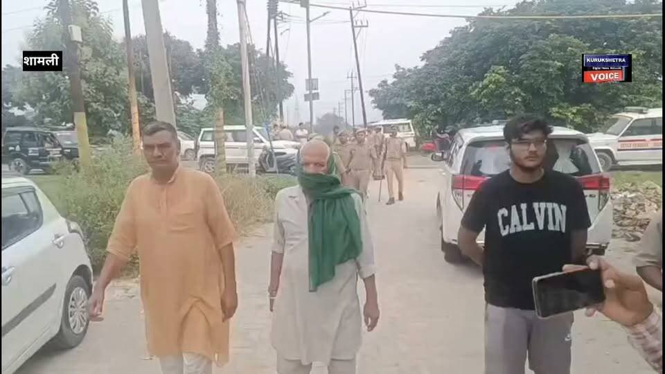 मुठभेड़ की जानकारी पर मुठभेड़ स्थल पर पहुंचे अंकित बालियान के पिता सत्यवीर फौजी #kurukshetravoice