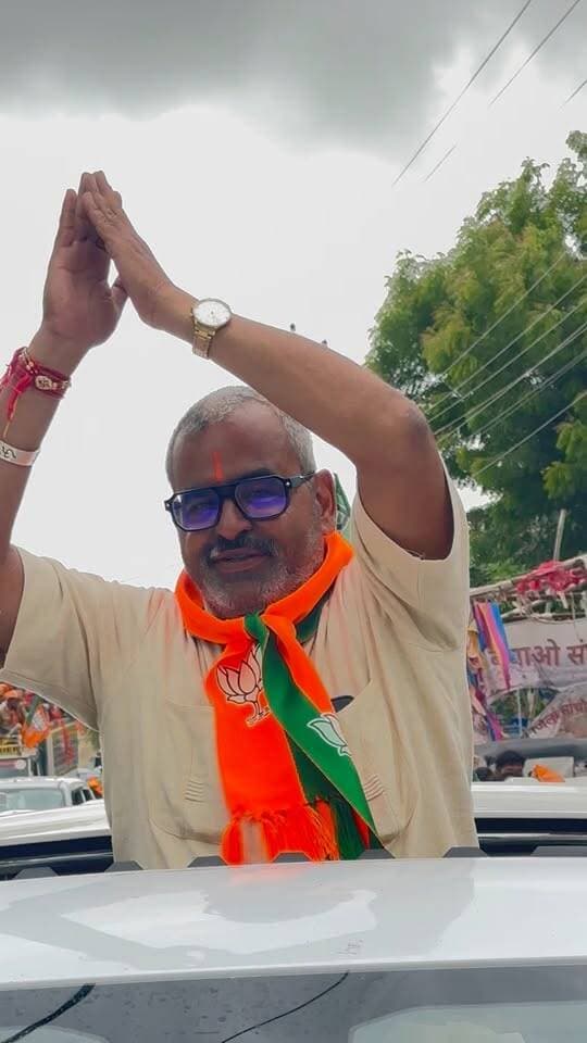 वार्ड नंबर 24 से भाजपा प्रत्याशी के रूप में नामांकन दाख़िल किया लूणकरण खत्री ने #sanchore