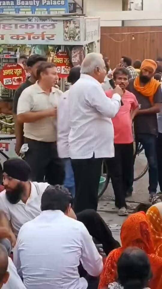 राम मंदिर चंदा चोरी और राहुल गांधी जी के खिलाफ की गयी F.I.R के विरोध में सब्जी मंडी आईटीआई में प्रदर्शन