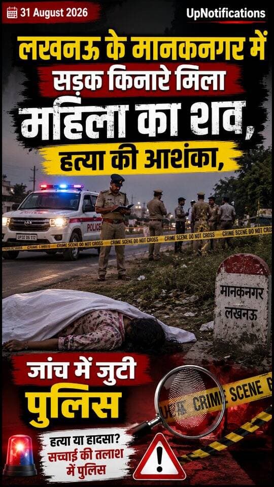 News Update - लखनऊ के मानकनगर में आरडीएसओ कॉलोनी के पास सोमवार सुबह एक महिला का संदिग्ध अवस्था में शव बरामद हुआ। पुलिस और फॉरेंसिक टीम ने मौके पर पहुंचकर जांच शुरू कर दी है। प्रथम दृष्टया यह मामला हत्या का लग रहा है। पुलिस ने शव को पोस्टमॉर्टम के लिए भेज दिया है और महिला की शिनाख्त के प्रयास लगातार जारी हैं।
#LucknowNews
#Manaknagar
#UPPolice
#LucknowUpdates
#NewsAlert
DISCLAIMER
This video is intended for news and informational purposes only. It does not promote, support, or encourage any form of violence, hatred, or illegal activity. The content is presented solely to inform the public. Viewer discretion is advised.