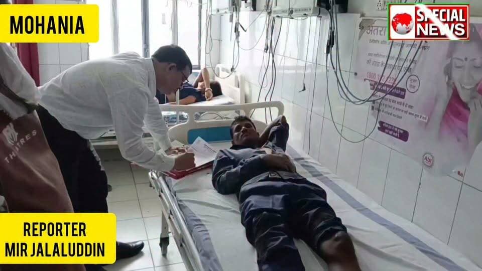 E रिक्शा पेड से तकराया, 4 लोग घायल 1 रेफर
मोहनिया थाना क्षेत्र के दसौती के पास की घटना।