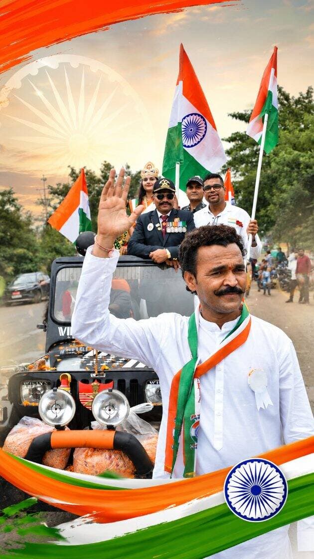 🇮🇳 तिरंगे की शान, भारत की पहचान… वंदे मातरम्! 🇮🇳
तिरंगा यात्रा के रंग में रंगा हमारा देशप्रेम ❤️🤍💚
#TirangaYatra #HarGharTiranga #VandeMataram #JaiHind #ProudIndian