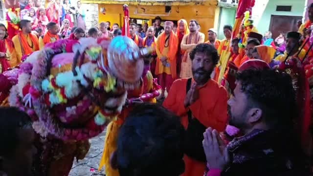 सिद्धपीठ कालीमठ की मां काली माई इन दिनों केदारघाटी में भ्रमण कर भक्तों को आशीष देते हुए। #kedarnath #rudraprayag #kedarnathtemple #kedarnathdham
