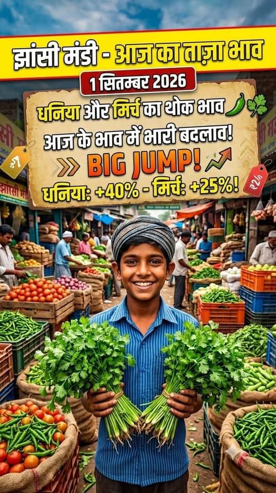 हरा धनिया हरी मिर्च का थोक भाव झाँसी #dhaniyabhav #mirchbhav #mandibhav #trendingreels #indore