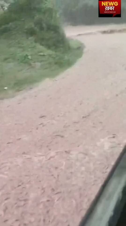 तेज पानी के बहाव में फंसे बाइक चालक को किस तरह मिलकर कुछ लोगों ने बचाया।
इन सभी को दिल से सलाम