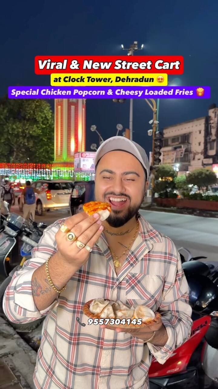 Dehradun’s New Viral Street Cart 😍
-
📍 @friesvibes.2903
Location: Clock Tower, Dehradun
-
-
#streetcart #streetfood #cart #loadedfries #dehradun