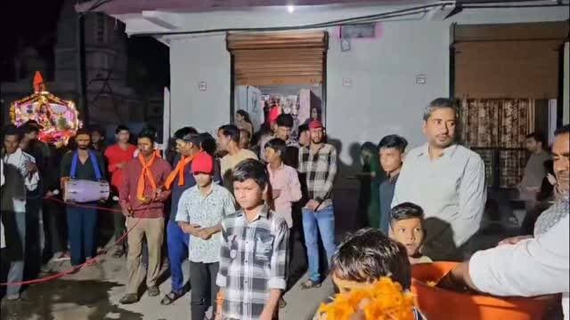 श्री रत्नेश्वर महादेव की शाही सवारी का दुधाना में भव्य स्वागत, सरपंच ने स्वागत कर अल्पाहार कराया