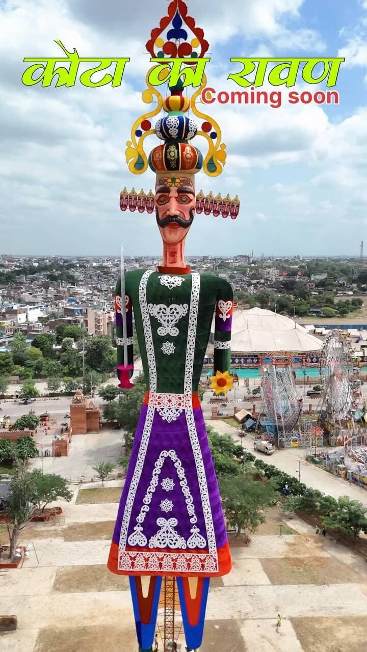 कोटा का रावण
Kota biggest festival
Kota Dussehra Mela coming soon