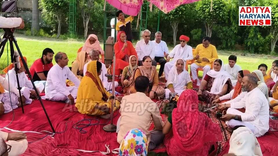 गुरुकुल की 5 आचार्य एक साथ #नारी जागरण एवं महिला सम्मान समारोह नारनौल