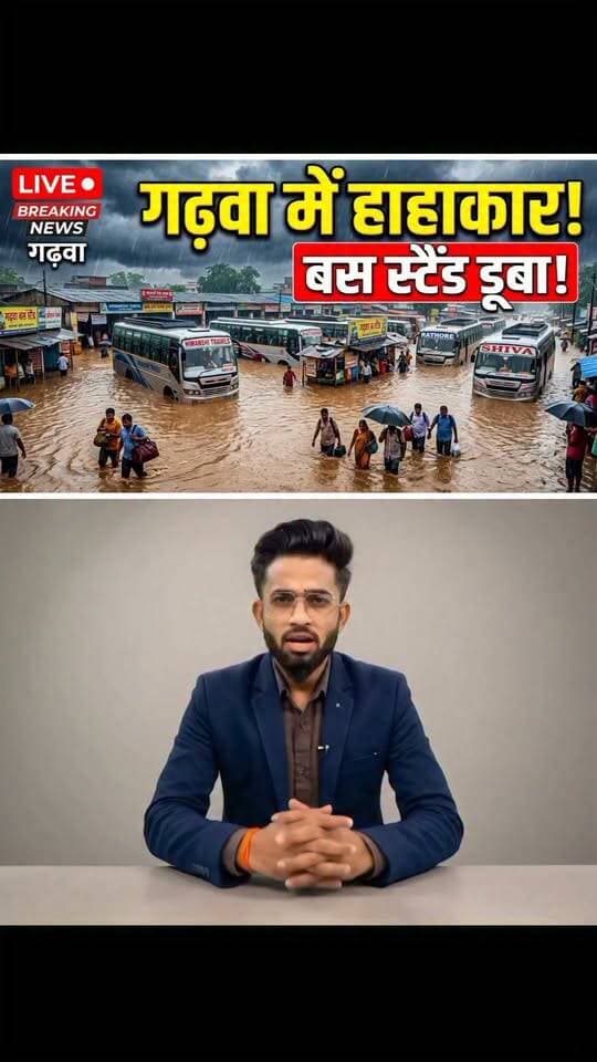 गढ़वा में हाहाकार, बस स्टैंड में पानी का जमाव #garhwanews #garhwanewstoday #breakingnewsgarhwa #garhwanewstoday #todaynewsgarhwa