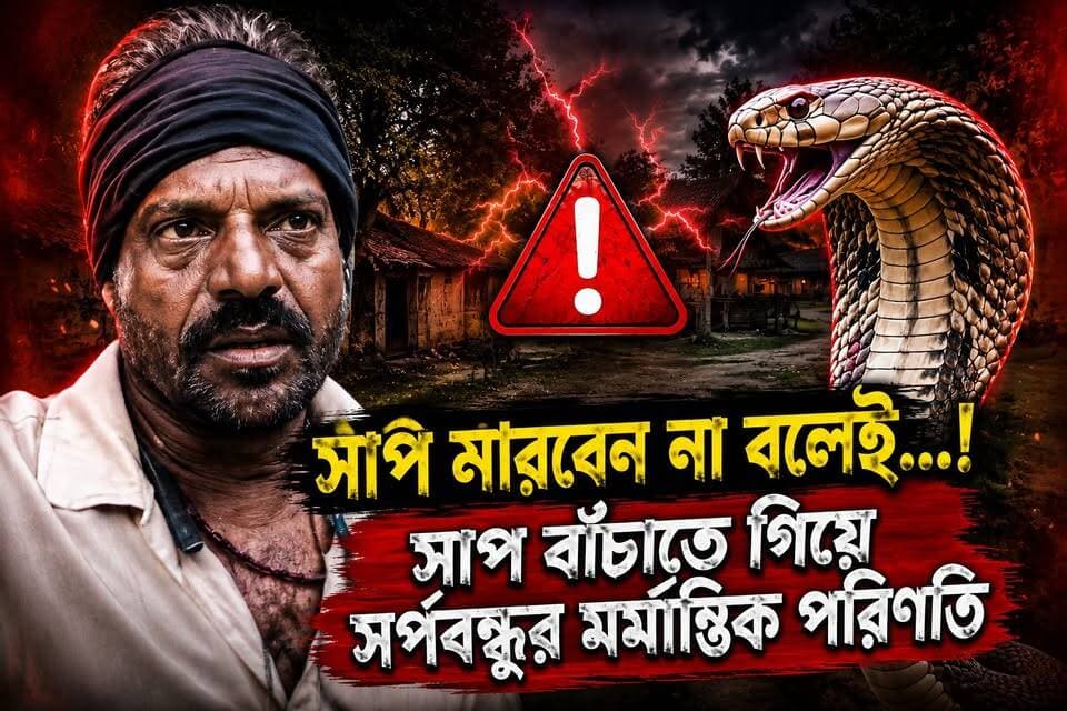 মানুষকে বলছিলেন ‘সাপ মারবেন না’, মুহূর্তেই খরিসের ছোবল! দেখুন মেদিনীপুরে সর্পবন্ধুর চরম পরিণতি!
#মেদিনীপুর #সর্পবন্ধু #সাপেরছোবল #খরিস #সাপউদ্ধার #পশ্চিমমেদিনীপুর #জঙ্গলমহল
