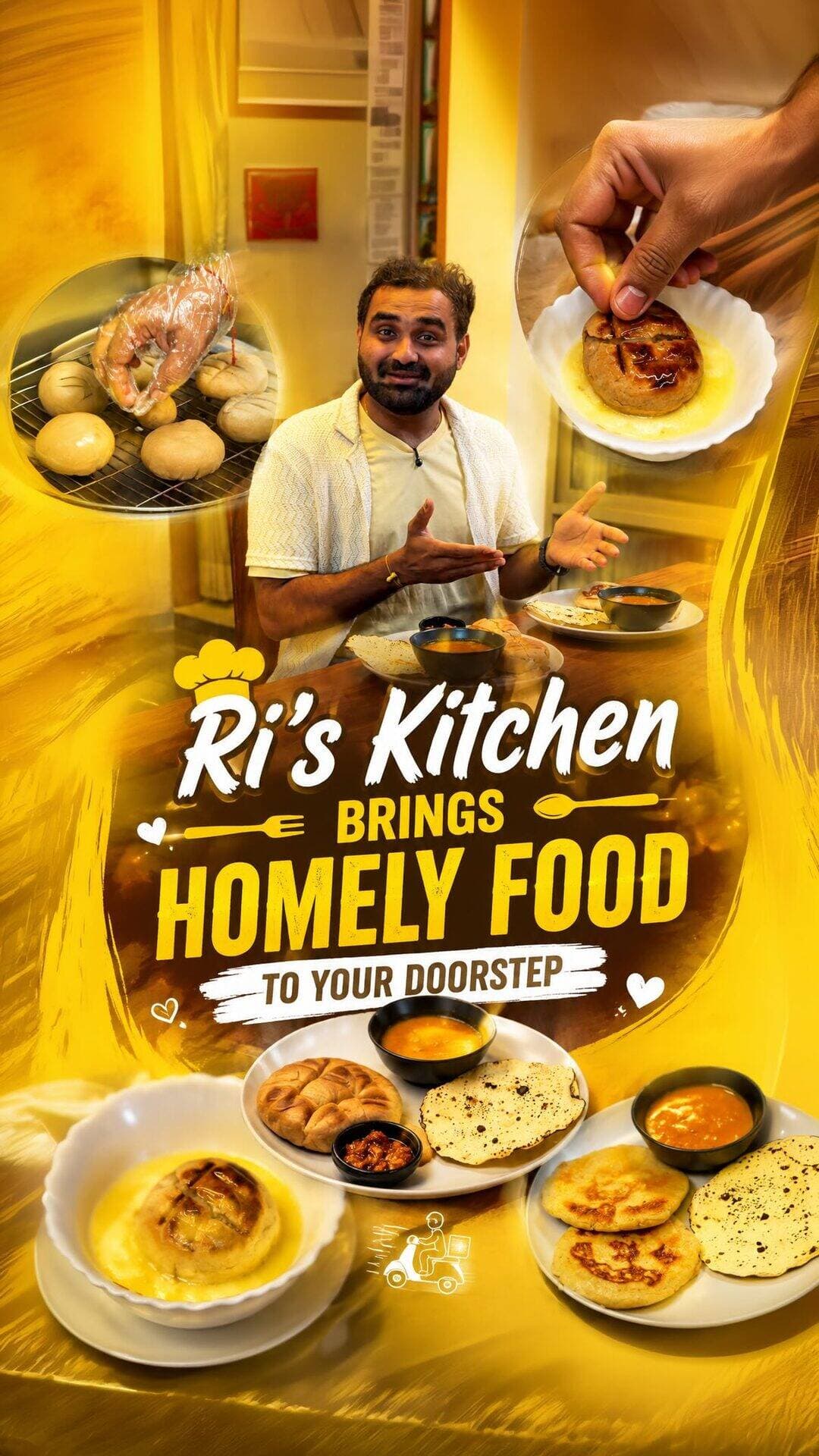 A taste of home, made with care. ❤️
Ri’s Cloud Kitchen brings together authentic flavours, pure ghee preparation, strong hygiene standards, and a homely approach — giving every order the comfort of a home-cooked experience.
📍 Applewoods, Shela
🛵 Available on Swiggy
(Pure Ghee, Homemade, Hygiene, Authentic Flavours, Jain Food)
#RisCloudKitchen #Amdavad #PureGhee #JainFood #Shela