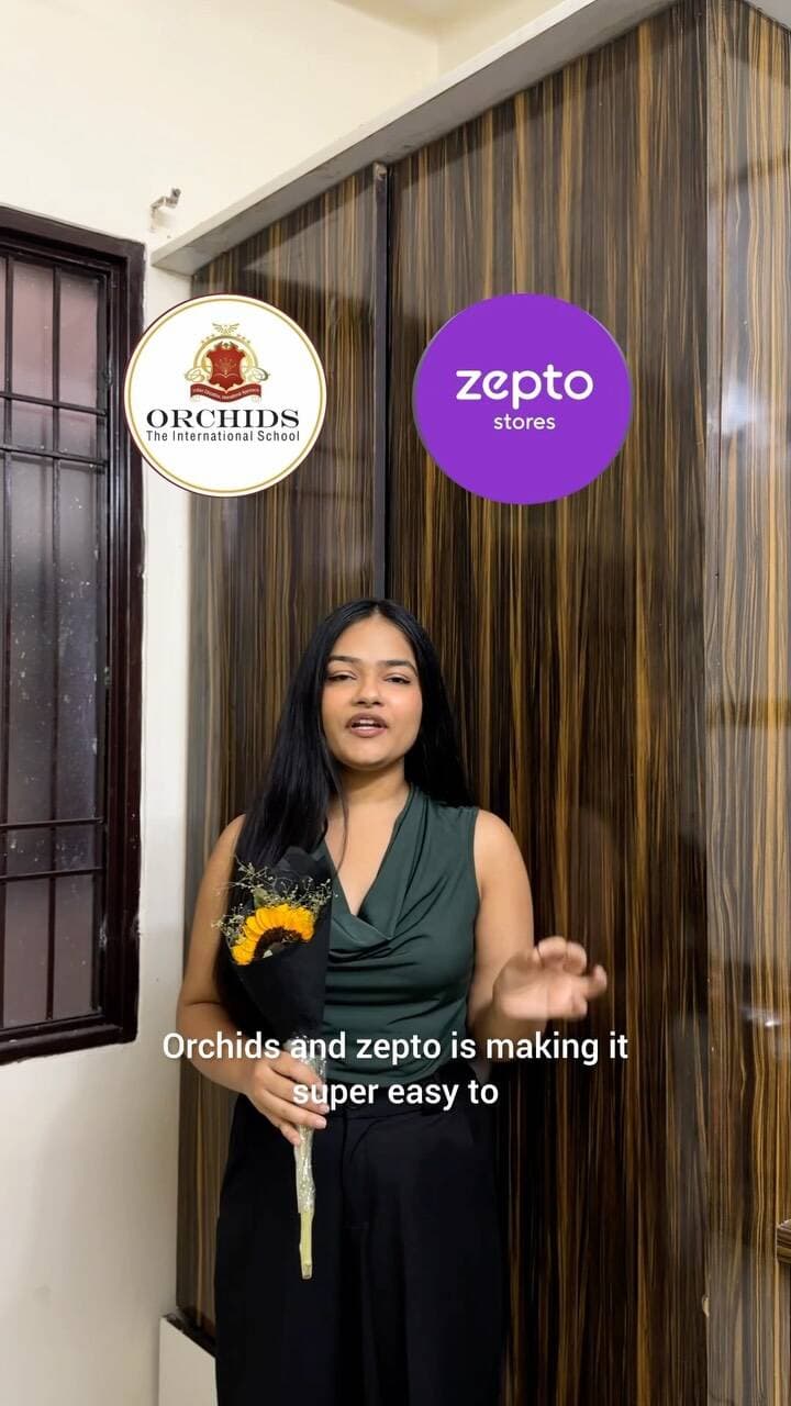 You remember their lessons. You remember their voice. You probably even remember the way they made you feel. ❤️
This Teacher’s Day, turn that memory into a little surprise with ORCHIDS The International School’s Gifts of Gratitude, delivered by Zepto. 🎁
Find your teacher’s address → Head to the Zepto app → Pick a gift they’ll love → Send it straight to their doorstep.
Don’t let another Teacher’s Day pass with just a “Happy Teacher’s Day” message. Find them. Surprise them. Thank them. ❤️
#GiftsOfGratitude #OrchidsTheInternationalSchool #Zepto #TeachersDay