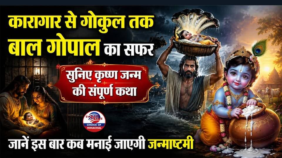 कारागार से गोकुल तक बाल गोपाल का सफर : सुनिए कृष्ण जन्म की संपूर्ण कथा, जानें पूजा विधि | Shri Krishna Janmashtami |
https://youtu.be/Kneq_iVSKX8
#Janmashtami2026 #KrishnaJanmashtami #ShriKrishna #Janmashtami #BalGopal #Kanha #LordKrishna #Devotion #Mathura #Gokul #Dharma #BhagavataPurana #SanatanDharma #ewn24news #choiceofhimachal #himachallatestnews