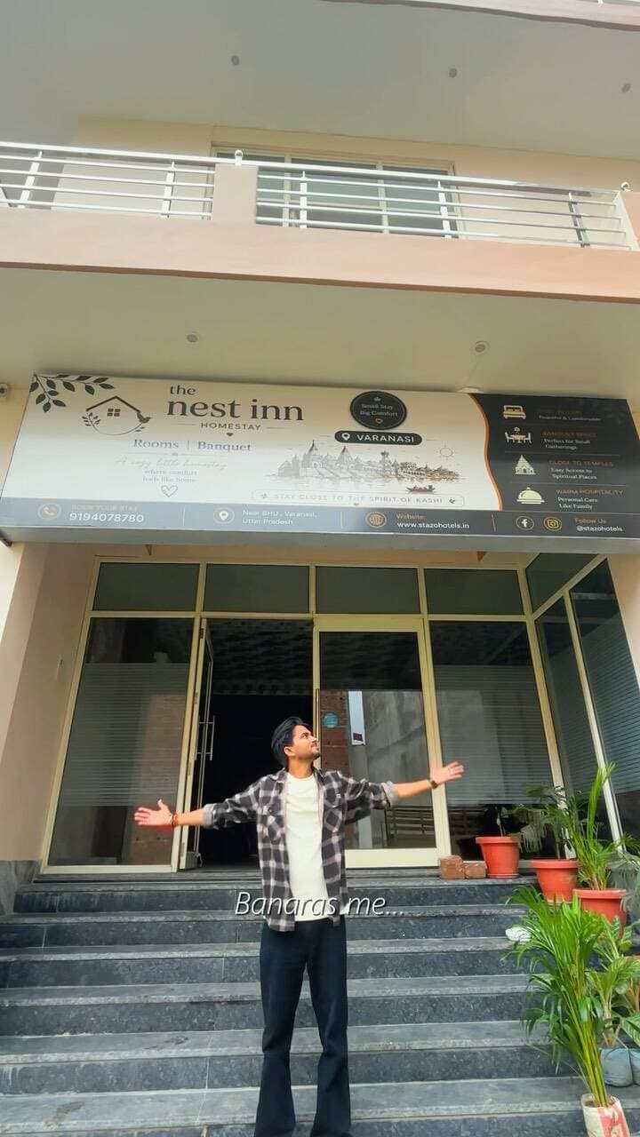 Luxury stay in Banaras at just ₹699! 🏨✨
Looking for an affordable yet comfortable stay in Varanasi? The Nest Inn brings you fully AC, spacious & sanitized luxury rooms at an amazing price starting from just ₹699.
Perfect for a Varanasi trip, a comfortable stay with your loved one, or special occasions with a fully AC banquet hall. ❤️
📞 Book Now: 9194078780
📍 The Nest Inn, Varanasi
✨ Affordable Price | Premium Comfort | Luxury Stay
Luxury hotel in Varanasi, hotel in Banaras, affordable hotel in Varanasi, ₹699 hotel Varanasi, budget hotel in Banaras, luxury room in Varanasi, best hotel in Varanasi, couple friendly hotel Varanasi, AC rooms in Varanasi, hotels near Kashi, stay in Banaras, banquet hall in Varanasi, birthday party hall Varanasi, anniversary celebration Varanasi, The Nest Inn Varanasi
