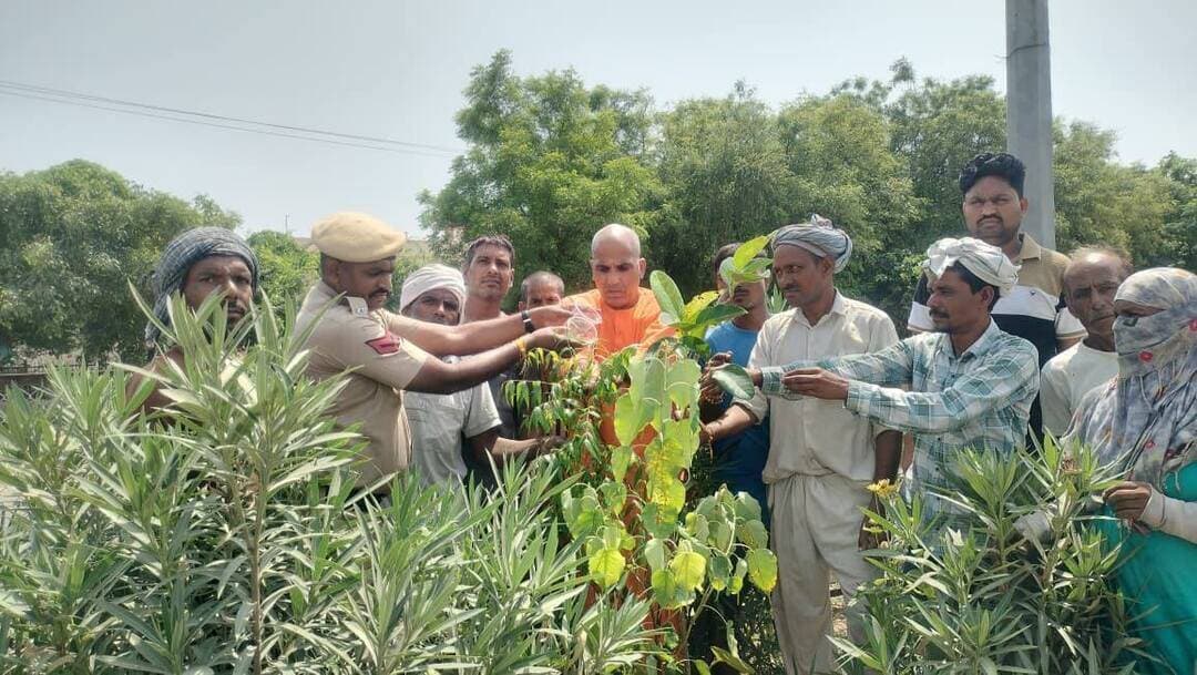 नेहरा खाप के प्रधान सत्यनारायण नेहरा की माता की स्मृति में भगत सिंह चौकी पर रोपी त्रिवेणी
दिवंगत आत्माओं की स्मृति को पर्यावरण से जोडऩा सर्वोत्तम कार्य :त्रिवेणी बाबा
भिवानी, 01 सितंबर : पर्यावरण संरक्षण को जनांदोलन का रूप देने में जुटे त्रिवेणी बाबा ने स्थानीय सिटी स्टेशन रोड स्थित भगत सिंह चौक पर एक विशेष पौधारोपण कार्यक्रम का आयोजन किया। यह त्रिवेणी नेहरा खाप के प्रधान सत्यनारायण नेहरा की माता स्व.मूर्ति देवी पत्नी श्री सरजीत सिंह नेहरा की पावन स्मृति में रोपी गई है। कार्यक्रम के दौरान पर्यावरण प्रहरी हवलदार लोकराम नेहरा ने इस त्रिवेणी के लालन-पालन और पूर्ण देखभाल की नैतिक जिम्मेदारी अपने कंधों पर ली। इस अवसर पर क्षेत्र के अनेक पर्यावरण प्रेमियों ने बढ़-चढकऱ भाग लिया और प्रकृति को सहेजने का संकल्प उठाया। पौधारोपण के उपरांत त्रिवेणी बाबा ने कहा कि मूर्ति देवी का जीवन सादगी और उच्च आदर्शों का प्रतीक रहा है। किसी भी इंसान की स्मृति को अमर बनाने के लिए पौधे लगाने से बड़ा कोई पुण्य कार्य नहीं हो सकता। त्रिवेणी, यानी बरगद, नीम और पीपल का संगम ना केवल हमें भरपूर ऑक्सीजन देता है, बल्कि आने वाली पीढिय़ों के लिए एक स्वस्थ वातावरण भी तैयार करता है। जब हम अपनों की याद में पौधे रोपते हैं, तो वह स्मृति युगों-युगों तक छाया और जीवन बनकर समाज की सेवा करती है। मैं नेहरा खाप परिवार के इस सामाजिक व पर्यावरणीय कदम की सराहना करता हूं। इस अवसर पर पर्यावरण प्रहरी हवलदार लोकराम नेहरा ने कहा कि पौधा लगा देना केवल एक शुरुआत होती है, असली पर्यावरण सेवा तो उसे पेड़ बनाने तक उसकी देखभाल करने में है। मूर्ति देवी की स्मृति में रोपी गई इस त्रिवेणी की सुरक्षा, पानी और खाद की पूरी जिम्मेदारी मेरी रहेगी। भिवानी सिटी स्टेशन रोड पर लगा यह पौधा जब एक विशाल वृक्ष बनेगा, तो यहां से गुजरने वाले हर राहगीर को छाया और शुद्ध हवा प्रदान करेगा। हमारा उद्देश्य भिवानी को हरा-भरा और प्रदूषण मुक्त बनाना है। इस अवसर पर बबलू, राजेश, सोनू, जितेंद्र, संतोष, राज मिस्त्री, दीपक माली सहित कई स्थानीय निवासी और पर्यावरण प्रेमी मौजूद रहे। सभी ने एक स्वर में यह संकल्प लिया कि वे अपने आसपास के क्षेत्रों में अधिक से अधिक पौधे लगाएंगे और उनकी सुरक्षा का भी पूरा ध्यान रखेंगे। इस अवसर पर क्षेत्र के अनेक पर्यावरण प्रेमियों ने बढ़-चढकऱ भाग लिया और प्रकृति को सहेजने का संकल्प उठाया।