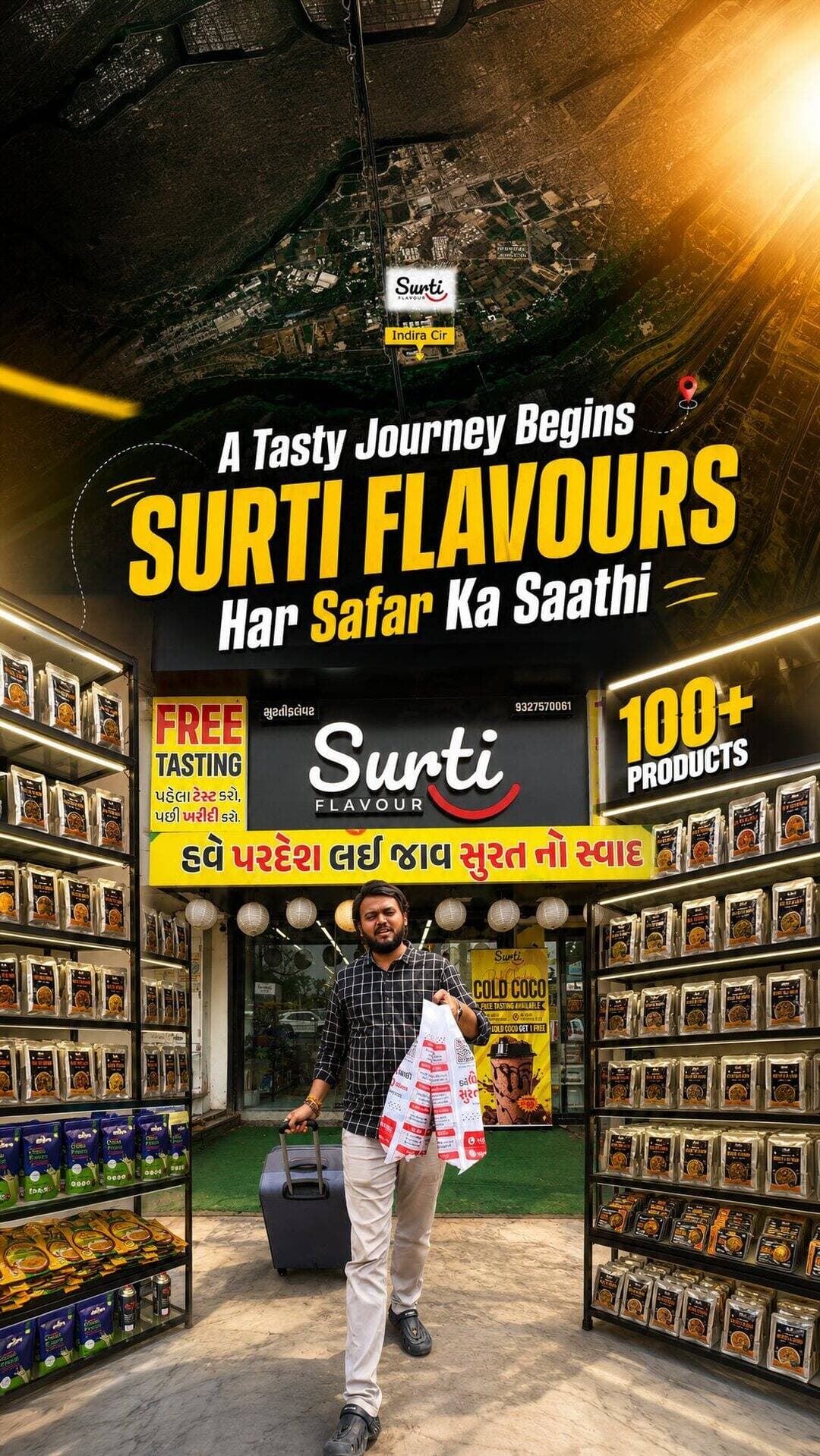 Craving authentic Surti food even when you’re travelling? ✈️🍽️
With Surti Flavour, you can enjoy the taste of Surat wherever you go! From traditional favourites to delicious Jain options, they offer 100+ ready-to-eat food varieties that are convenient, easy to prepare and perfect for trips, office meals, hostel life or busy days.
No complicated cooking, no compromise on taste — just prepare it in a few minutes and enjoy a comforting meal anytime, anywhere. 😍
📍Indira bridge Circle,
Airport Rd, Sardarnagar, Hansol
📞 Contact: +91 93275 70061
(Surti Flavour, Surti Food, Jain Food, Amdavad, Ready to Eat)
#SurtiFlavour #ReadyToEat #SurtiFood #AmdavadFood #TravelFood