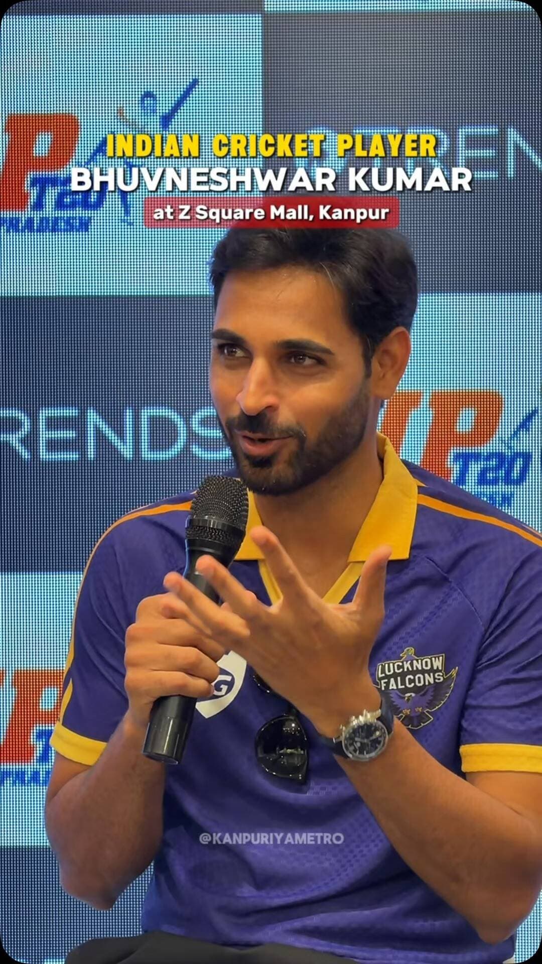 @imbhuvi in Kanpur 😍🏏🔥
Follow @kanpuriyametro for more interesting content ❤️🙏🏻
.
.
.
.
#kanpur #kanpurcity #bhuvneshwarkumar #indiancricketteam #kanpurhighlights