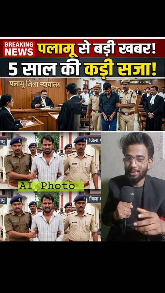 पलामू से बड़ी खबर, 5 सालों की कड़ी सजा
#palamu #palamunews #breakingnewspalamu #newstodaypalamu
