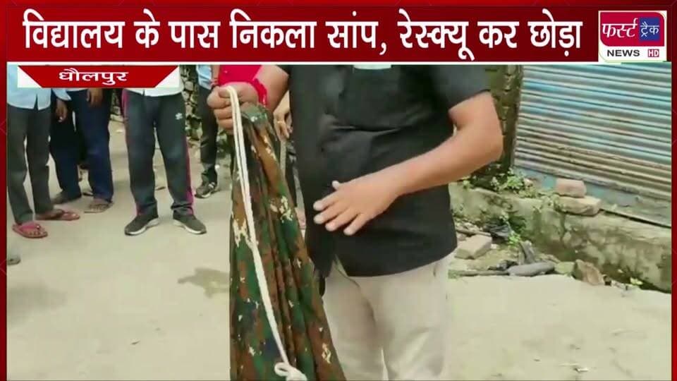 विद्यालय के पास निकला सांप, रेस्क्यू कर जंगल में छोड़ा।
#BreakingNews #DholpurNews #newsfeed #snakerescue
@top fansDholpur SP
District Collector & Magistrate - Dholpur